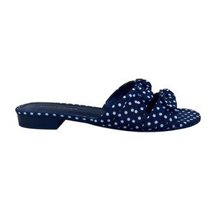 Marc Fisher Women’s Black Multi-Color Polka Dot Laken Slide Sandals Size 7.5 M